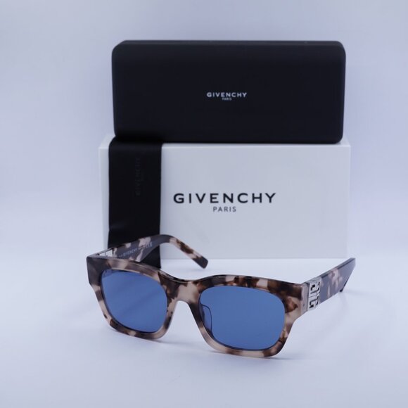 🕶️ New Givenchy GV40072F 55V Sunglasses - Coloured Havana Frame, Blue Lenses - Picture 9 of 9
